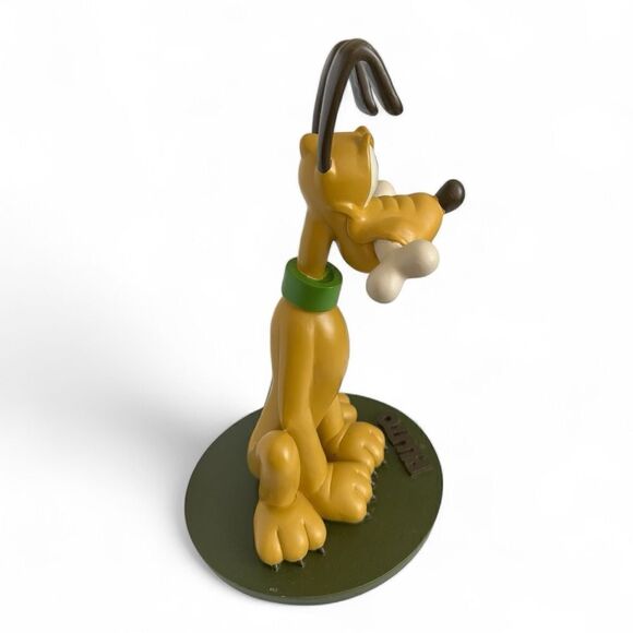 RARE Disney Epcot Pluto Statue with Bone "Good Boy" Figurine - Picture 5 of 12